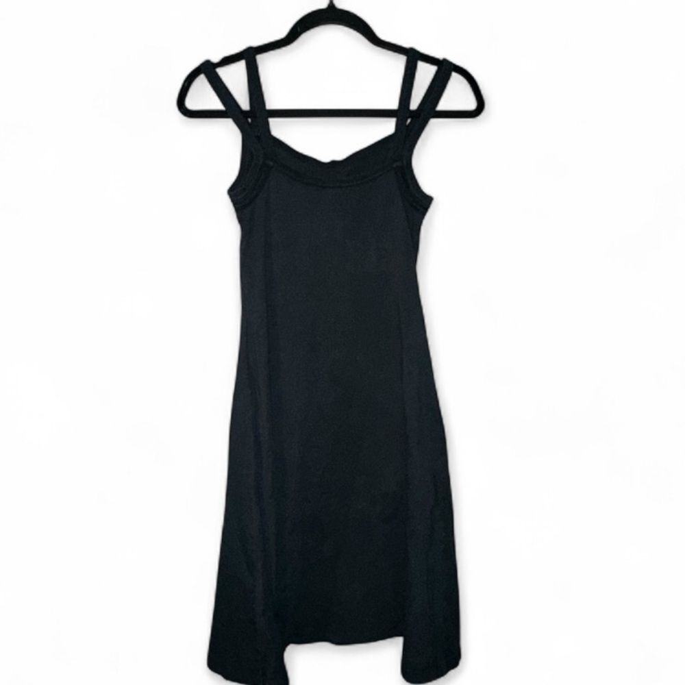 Patagonia Womens Black Workout Active Dress Organic Cotton Recycled Polyester S